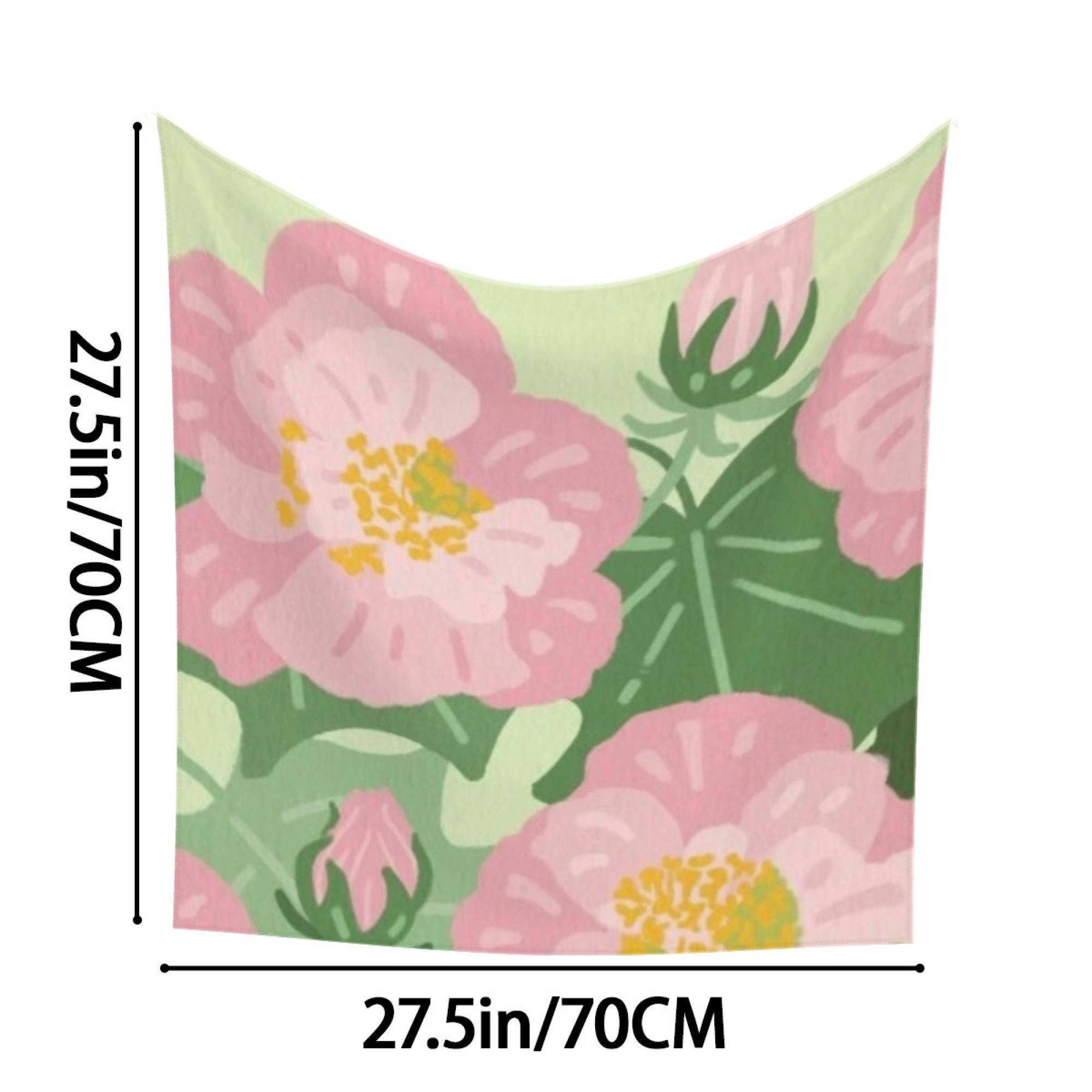 Écharpe en satin imprimée personnalisée 150x50cm - accessoire de mode pour femmes, cadeau idéal pour la fête des mères