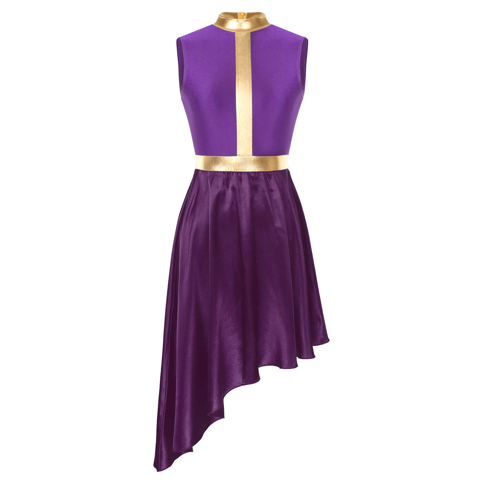 Tunique de danse de Ballet lyrique liturgique pour femmes, robe superposée, Costume de culte chrétienne, fermeture éclair Invisible au dos, robes Chruch