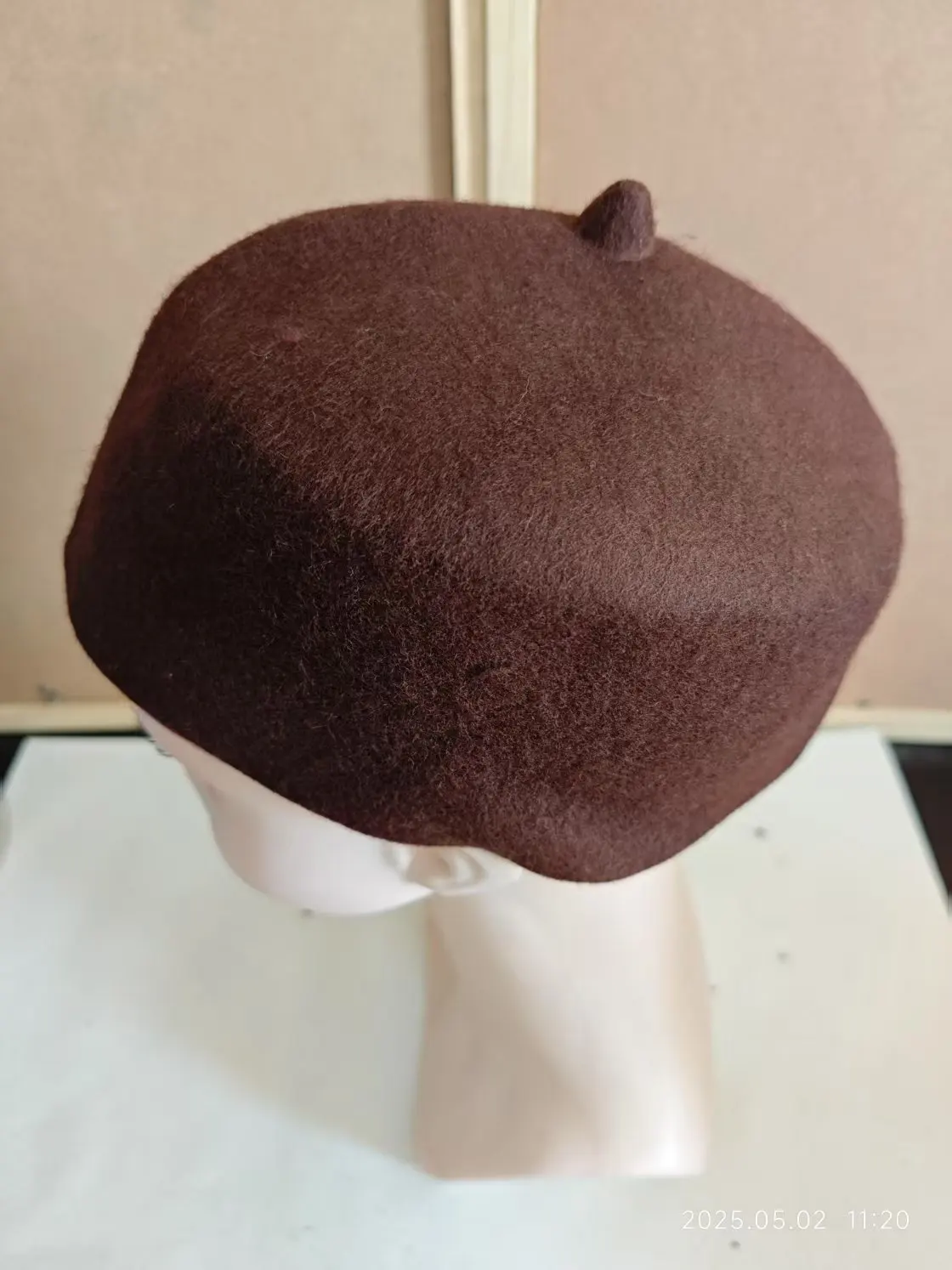 Casquettes de béret en feutre de laine pour hommes musulmans, chapeaux de fête de danse sur scène, mode vert rouge Kufi Hijab, chapeau de prière Eid fait à la main