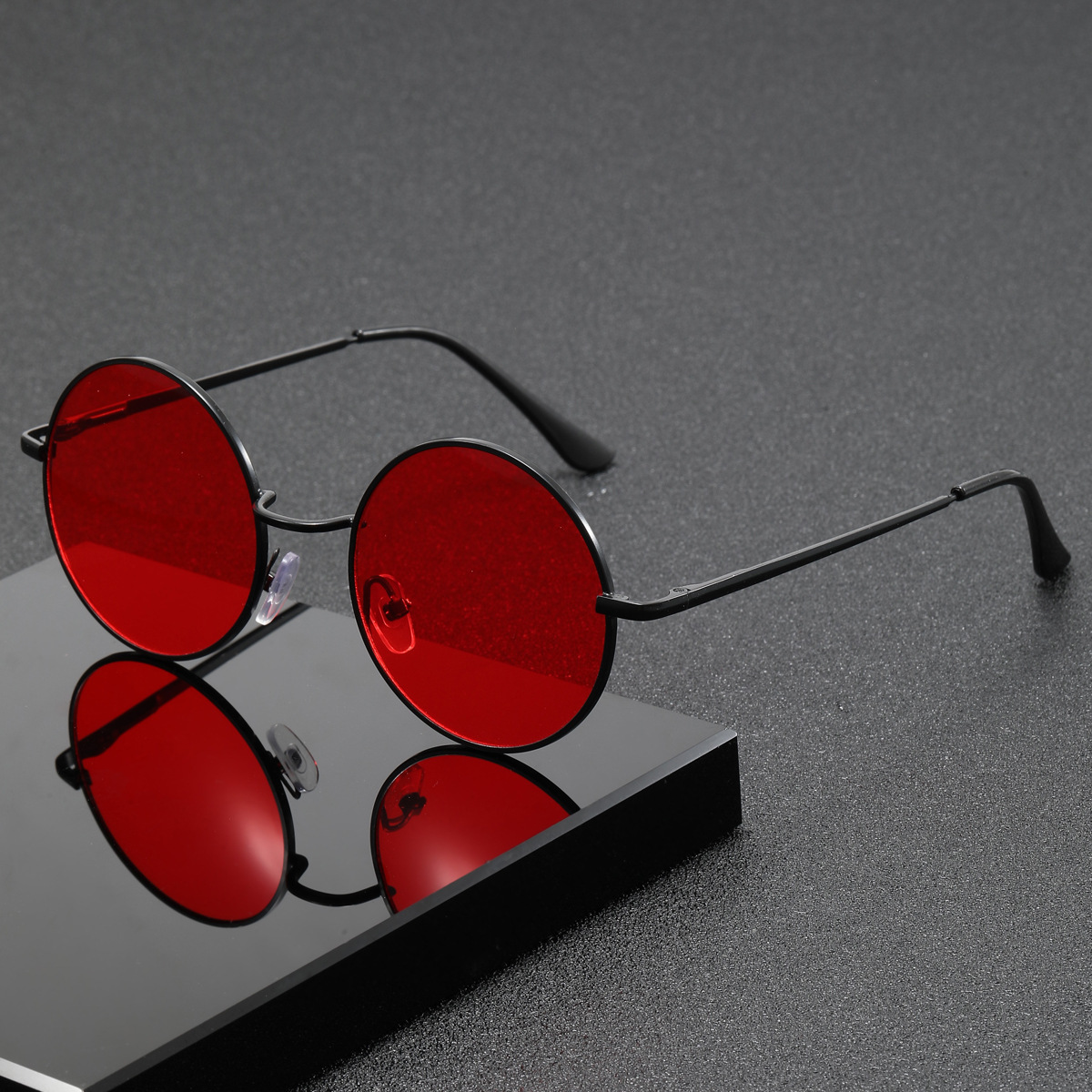 Nouvelles lunettes de soleil rondes pour femmes, design tendance et luxueux, monture en métal, verres UV400, lunettes de soleil classiques vintage pour homme
