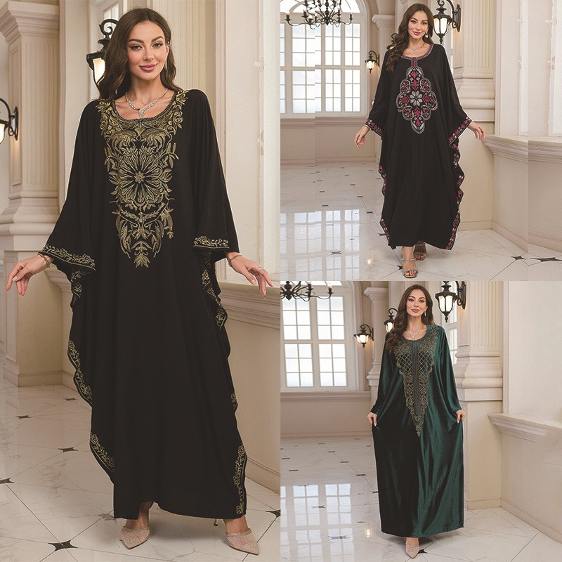 Boho Robe Femme Sexy Coton Brodé Chemisier De Plage Brodé Vêtements De Plage Robes De Vacances Pour Femmes Robe Femme Robes