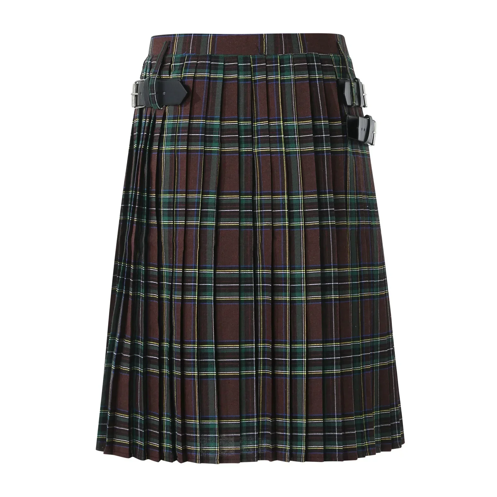 Jupe écossaise homme Vintage Kilt Cargo jupe plissée homme Vintage gothique Punk écossais Kilt Streetwear Tartan Costume