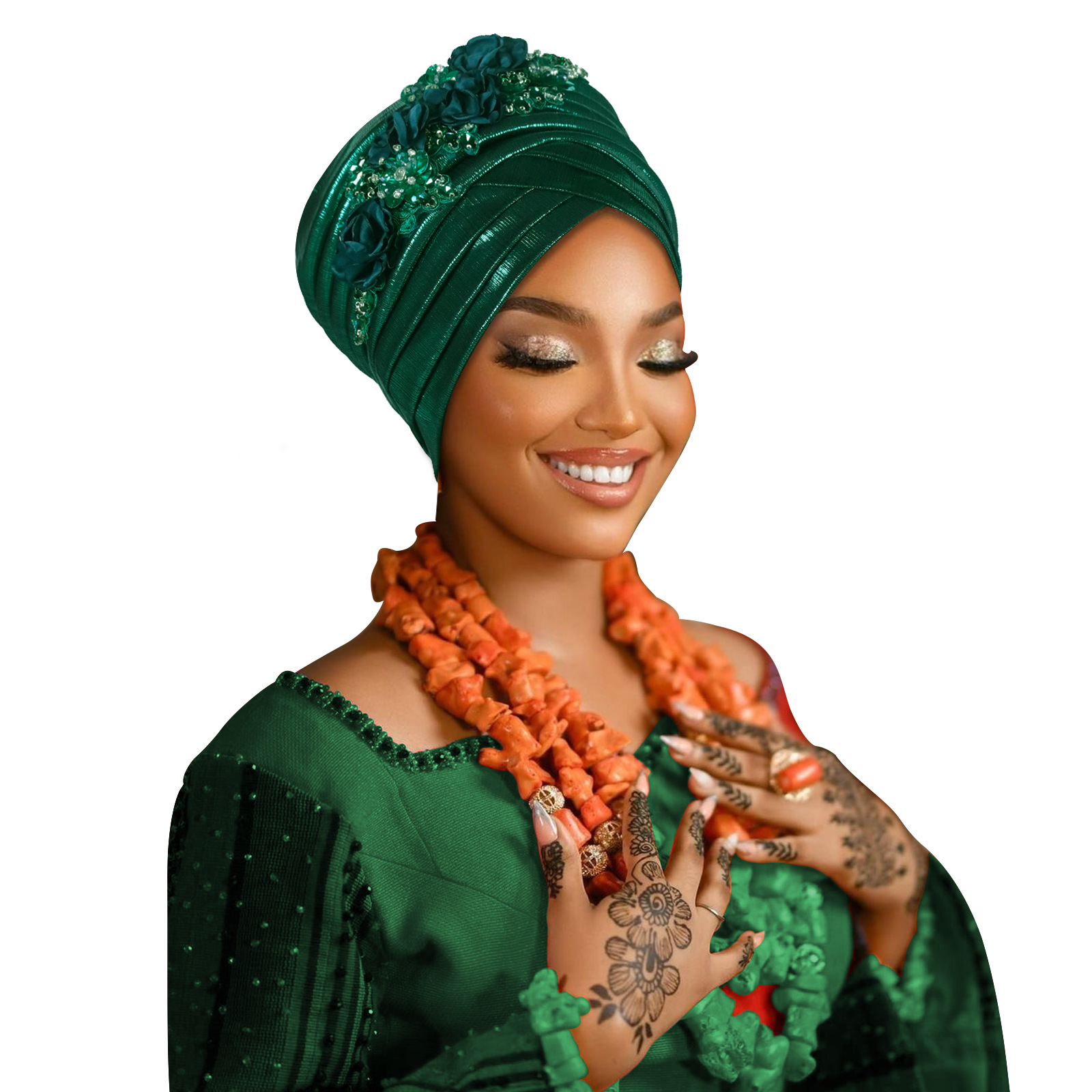 Mode femmes africain Turban casquette dame bandeau Nigeria mariage Auto Gele casque fête couvre-chef chapeaux chapeau tenues