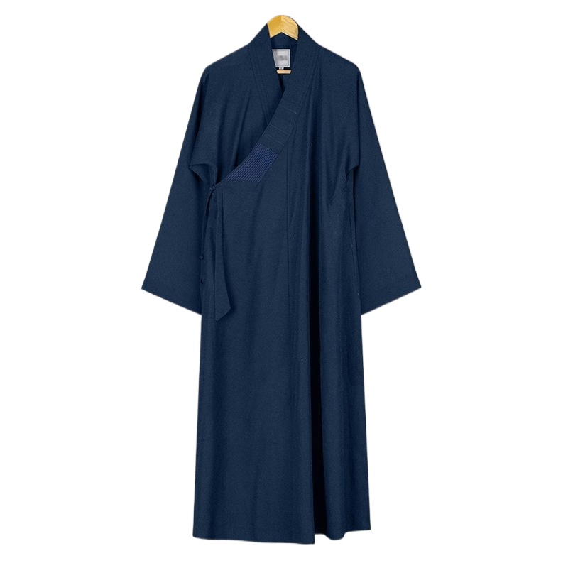 Nouvelle robe de moine bouddhiste chinoise 2026, vêtements de Kung Fu, robe de moine bouddhiste respirante et fine, robe d'été en rayonne et lin, costume de religieuse