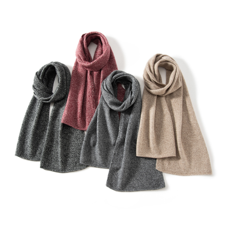 Foulards unisexes en cachemire véritable de haute qualité, écharpe chaude en tricot pour l'extérieur, couleur unie, pour hommes/femmes, 26 couleurs, hiver