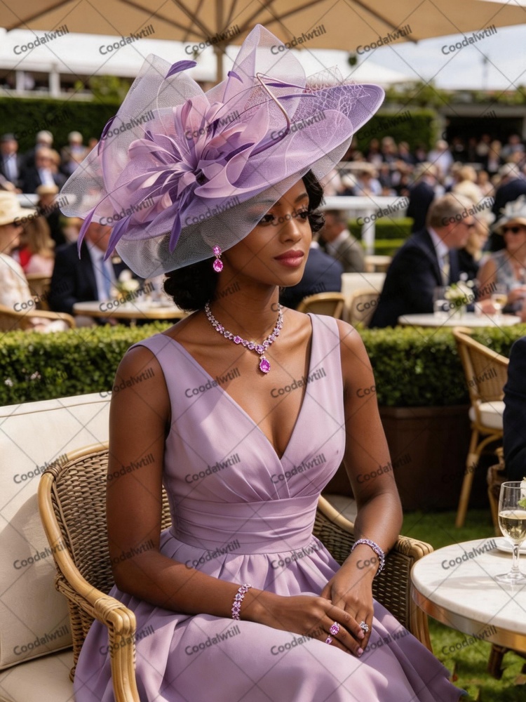 Grand fascinateur vert en maille pour femmes, chapeau de mariage, chapeau de cérémonie, chapeau Royal Ascot, coiffe de mariée Kentucky