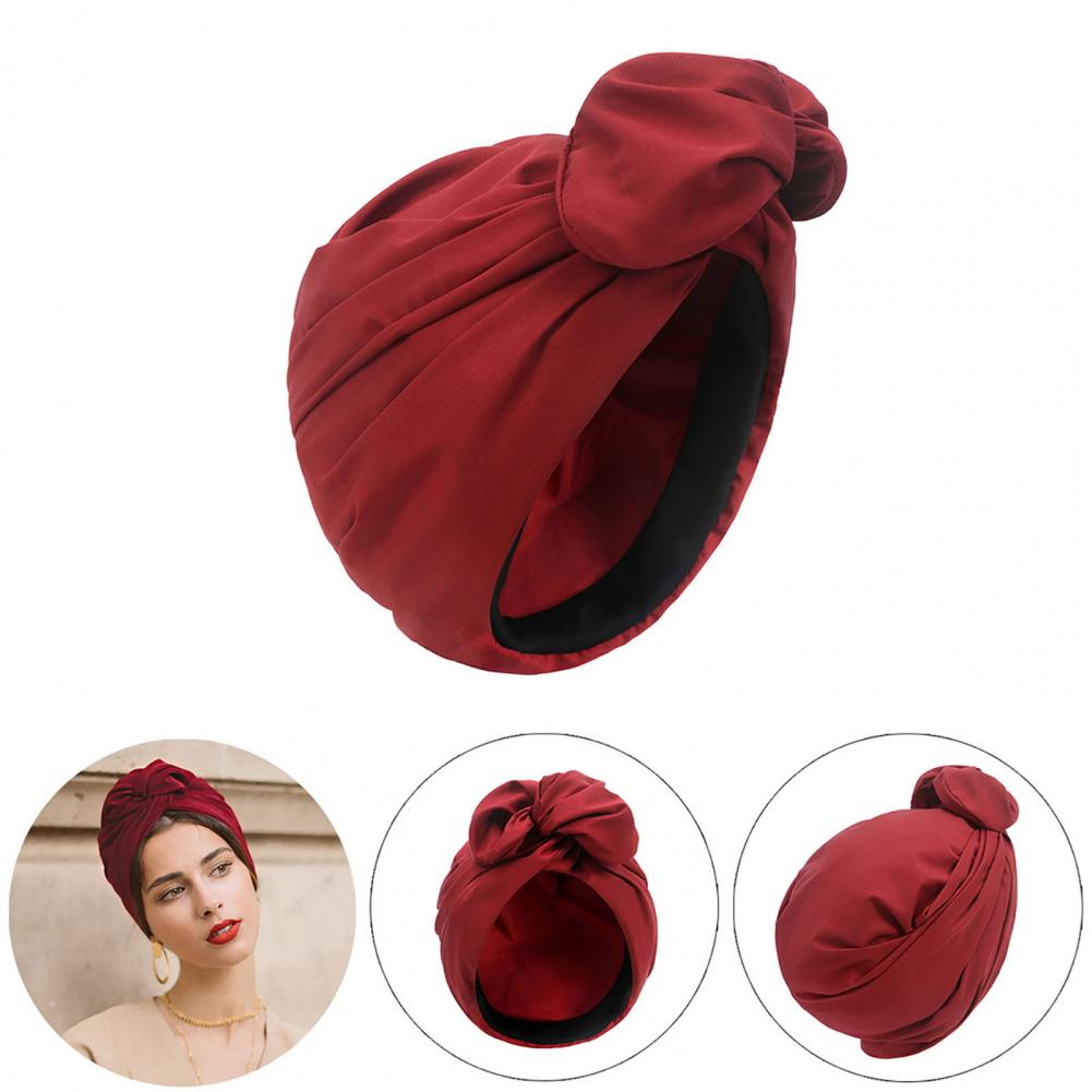 Femme musulman foulard casquette coton bandeau africain bandeau élégant rétro Turban pour dames bonnets casquettes musulman casque