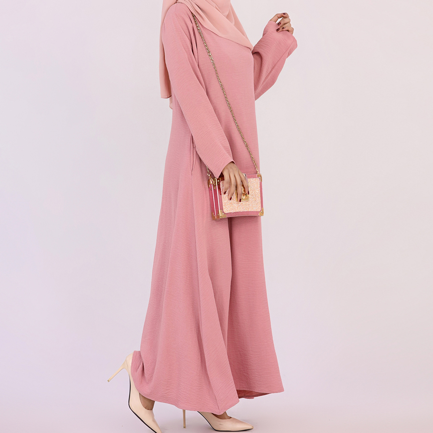 2025 Eid femmes musulmanes Abayas robe moyen-orient dubaï Abaya turquie caftan robes islamiques Ramadan Femme arabe élégant robes
