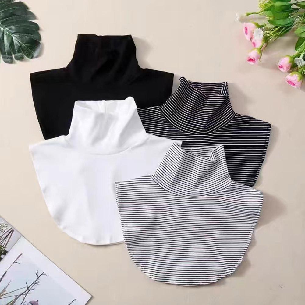 Col roulé tricoté 2025 pour femme – Cache-cou chaud, élégant et polyvalent en jersey élastique