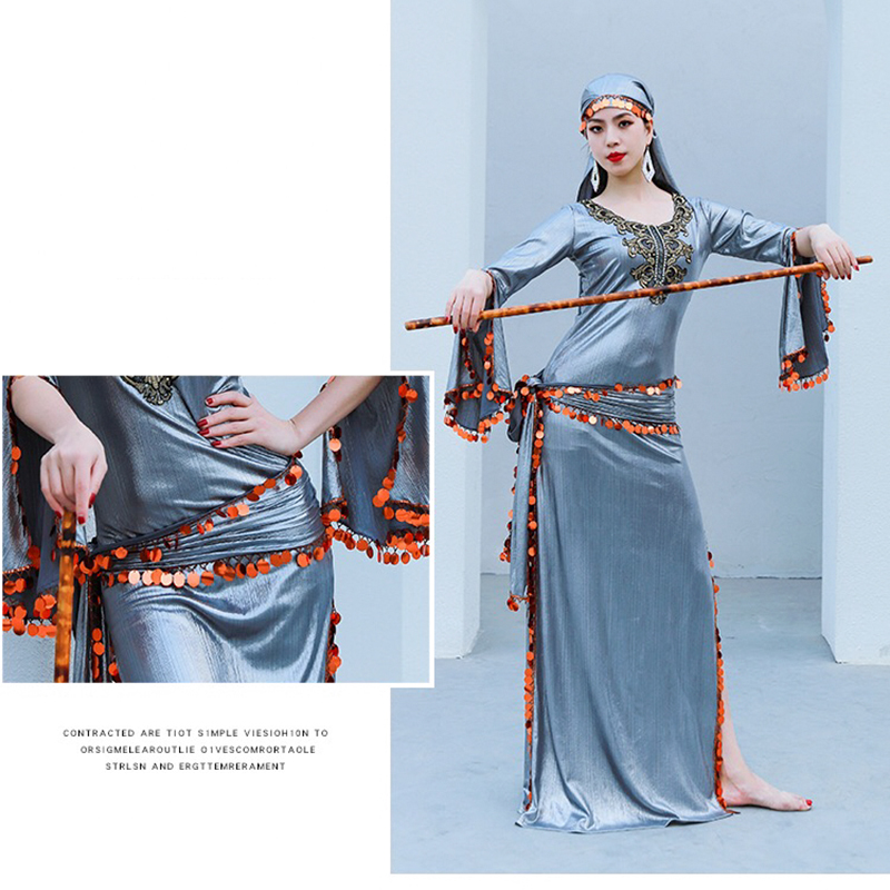 Robe de Costume pour femmes, Baladi Saidi, spectacle de danse du ventre, Robe de concours de danse du ventre pour filles, vêtements orientaux, tenue de danse