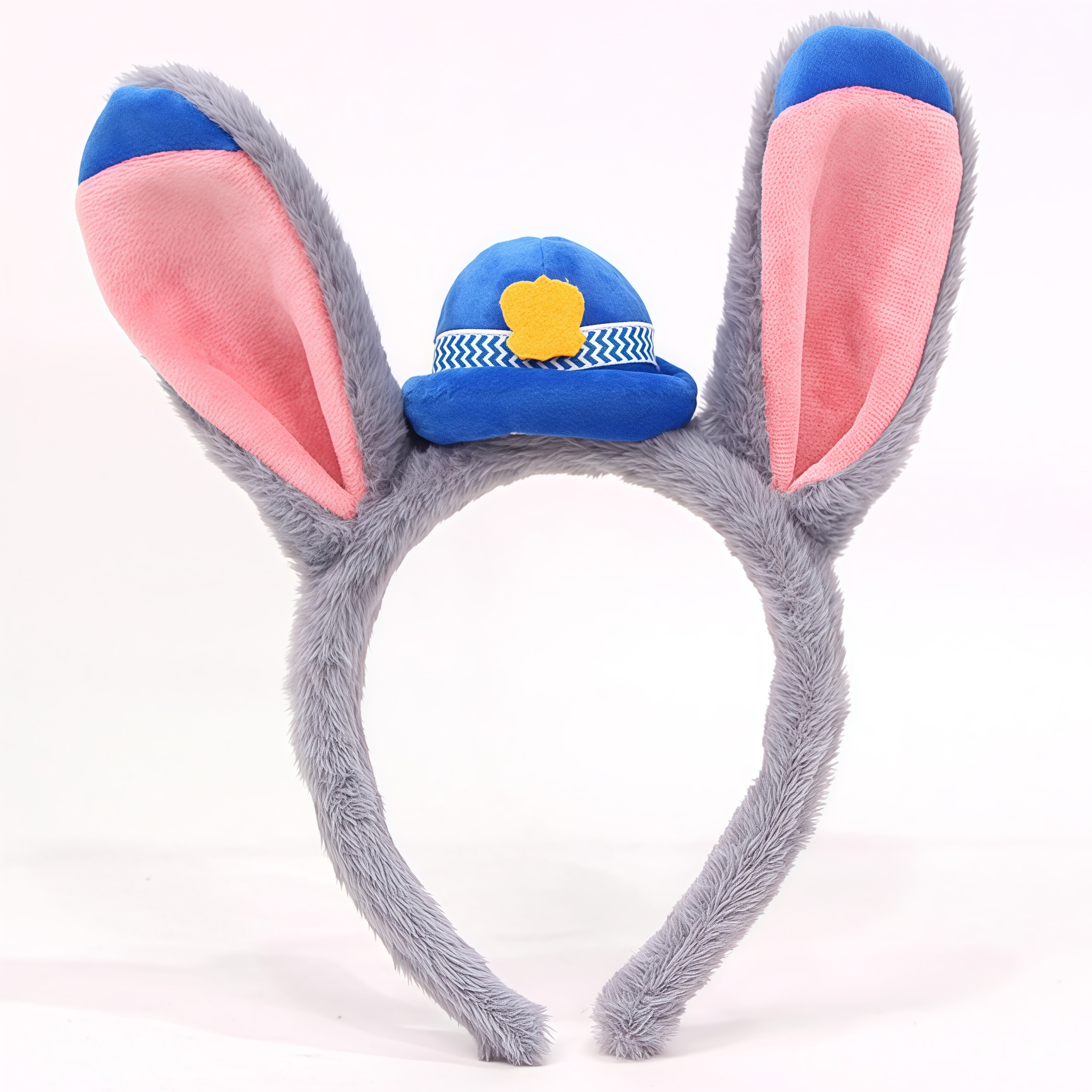 Serre-tête Lapin Judy Officier de Police avec Oreilles de Lapin, Accessoire de Performance Cartoon, Bandeau pour Enfants, Mode, Parc à Thème, Séance Photo
