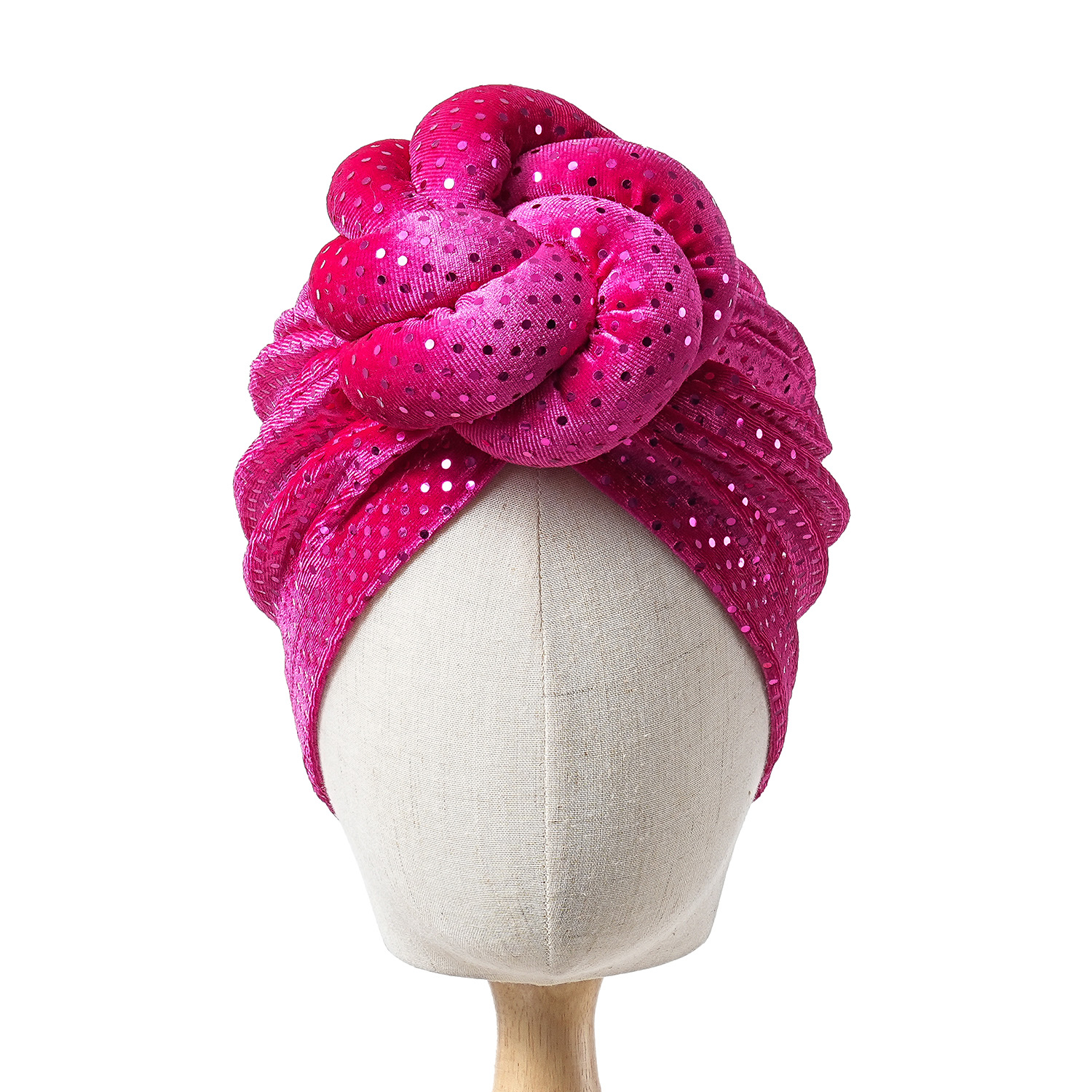 Bonnet pour femme, Turban, Foulard, Chapeau croisé, plissé, exquis, décontracté, confortable, tendance, polyvalent, chaud, avec bordure en dentelle froissée