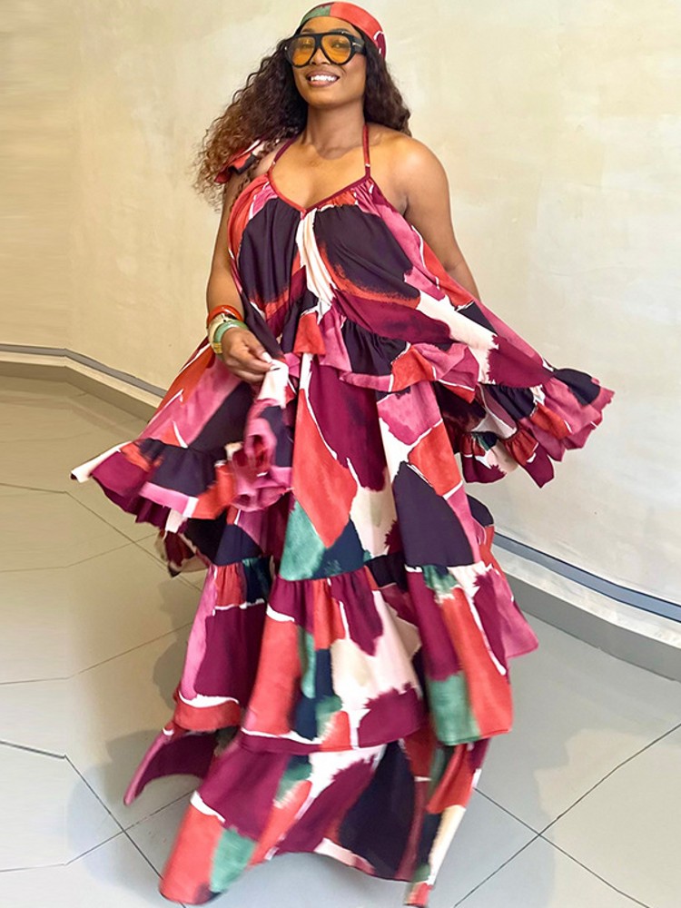 Robes africaines élégantes pour femmes, sans manches, style Dashiki, longues, pour le printemps et l'été, tenues traditionnelles africaines pour femmes 2026