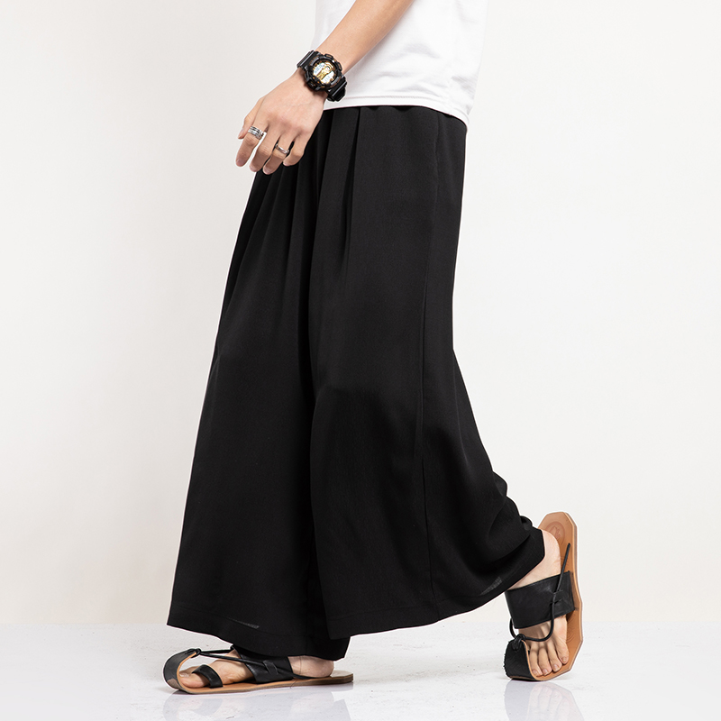 Pantalon Kimono Traditionnel Japonais pour Homme, Vêtement Asiatique, Bain, Décontracté, Style Japonais, Jambes Larges