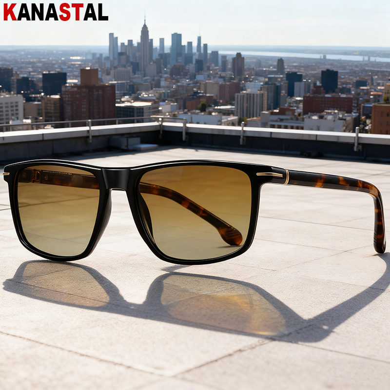 Lunettes de soleil polarisées pour hommes et femmes, UV400, montures rondes TR90, anti-éblouissement, pour sports de plein air, conduite, randonnée, cyclisme, golf