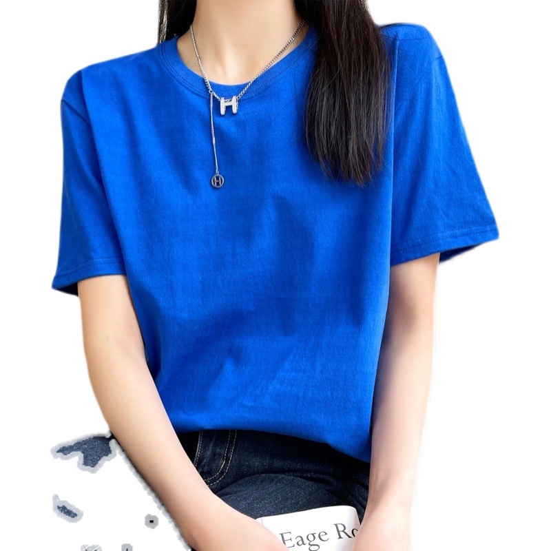 T-shirts pour femmes 2026 – Hauts décontractés en coton à manches courtes et col rond, style Harajuku coréen, pour l'été