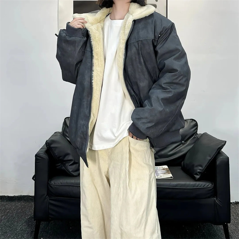 Vêtements d'extérieur pour hommes, nouvelle collection hiver 2026, style unisexe, design élégant et chaud, veste en coton tendance, manteau à la mode