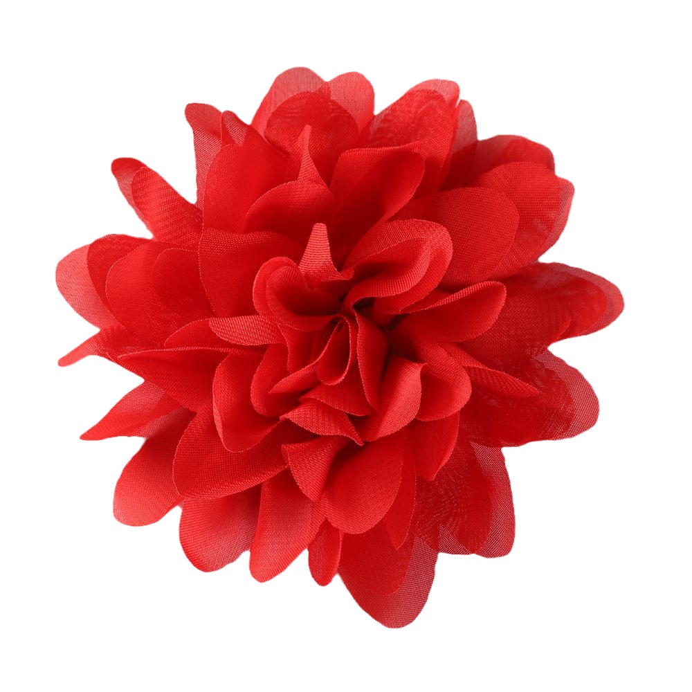Lot de 10 fleurs en satin de 10 cm pour accessoires de coiffure DIY, fleurs en tissu, fleurs en mousseline, accessoires pour cheveux, bandeaux, sans pinces, nœuds