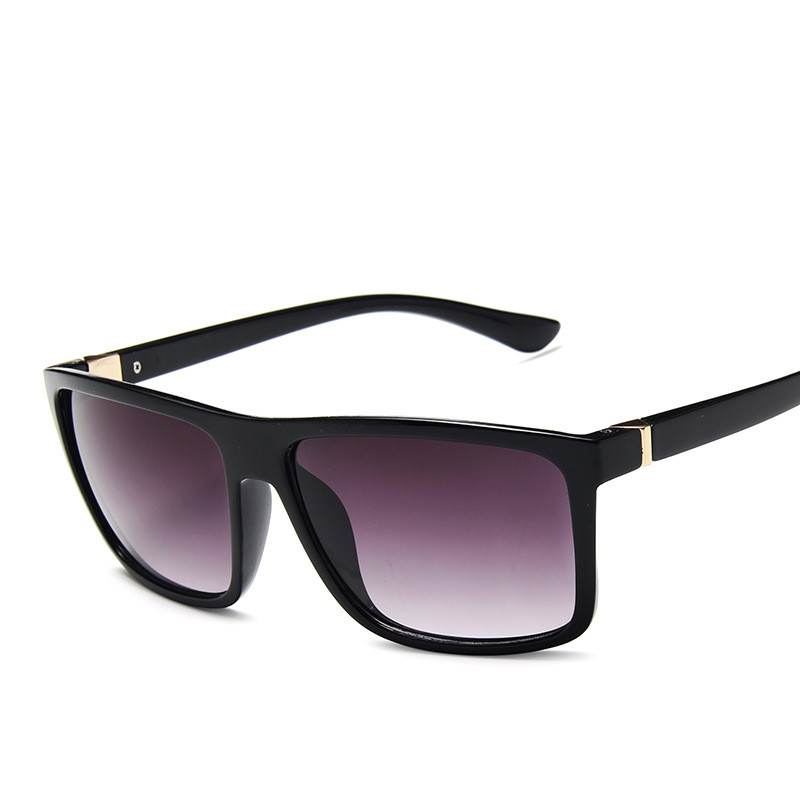 Lunettes de soleil carrées pour hommes, protection UV400 de styliste de marque