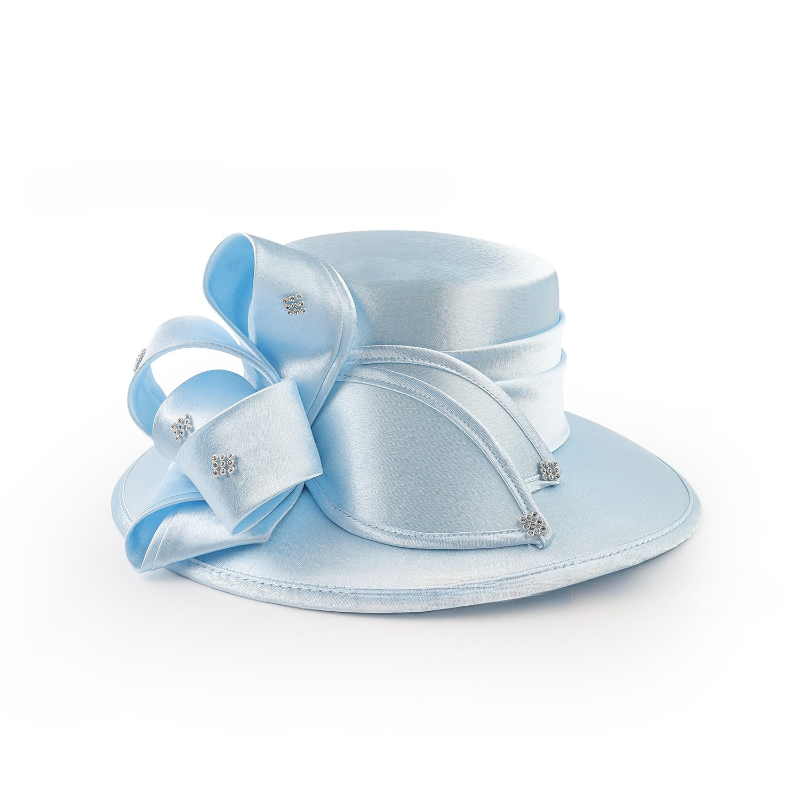 Chapeaux en tissu élégants pour femmes, robe de Cocktail, thé, casquette Derby, fleur, large bord, Fedora d'église, Cloche noire