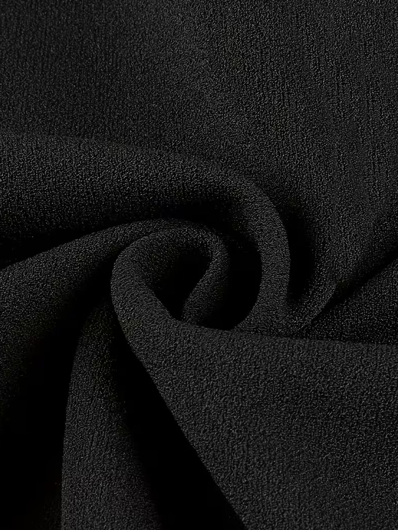 Robe mi-longue noire sexy en dentelle à manches 3/4 et col en V pour femme, grande taille, pour boîte de nuit et bar