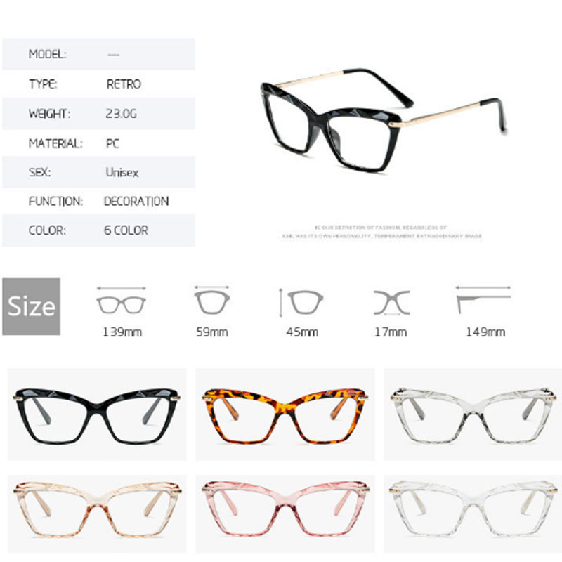 Lunettes à verres optiques pour myopie pour femmes et hommes, montures en métal carillon, lunettes classiques, verres clairs, lunettes de soins de la vision, mode 2020