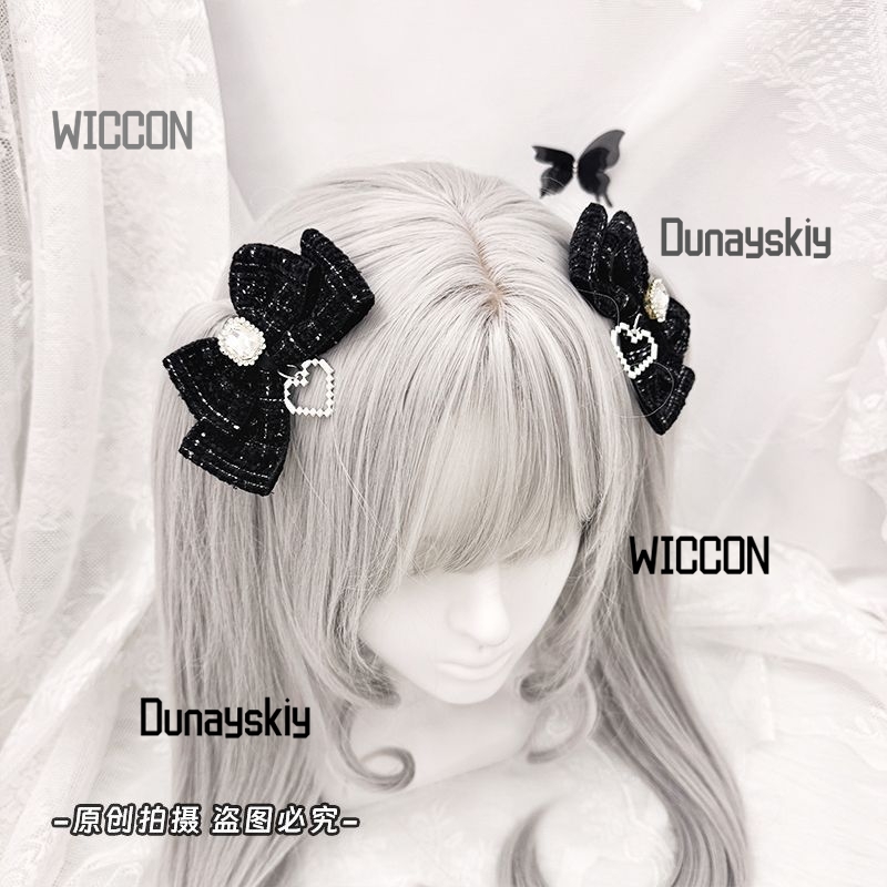 Jirai Kei Y2K Cosplay Costumes accessoires Cool Punk Kawaii japonais belle gothique arc fête quotidienne Halloween Cosplay