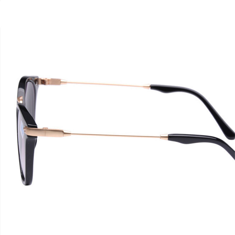 Lunettes de soleil ovales pour myopie, avec degrés, jambes métalliques à la mode, lunettes à courte vue, dioptrie-1.0 -1.5 -2.0 -2.5 -3.0 -3.5 -4.0
