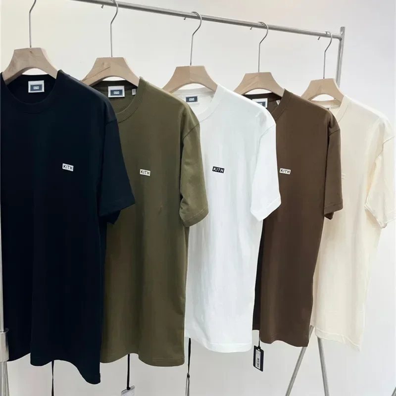 Loisirs de plein air KITH FW mode t-shirt hommes Top qualité KITH surdimensionné femmes t-shirt Vintage à manches courtes hommes vêtements