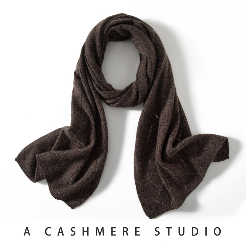 Hiver nouveau 100% écharpe en cachemire mode couleur unie femmes en plein air garder au chaud doux écharpe cachemire tricoté Jacquard longues écharpes