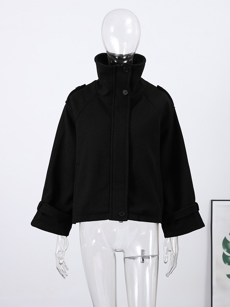 Femmes Chic fermeture éclair Bomber manteau mode col montant à manches longues poche femme veste dame 2025 automne hiver vêtements d'extérieur décontractés
