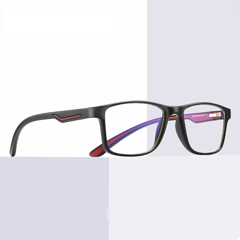 Monture de lunettes carrée Reven2388 TR90 pour hommes et femmes, monture de lunettes de vue vintage, lunettes optiques pour myopie, lunettes anti-lumière bleue