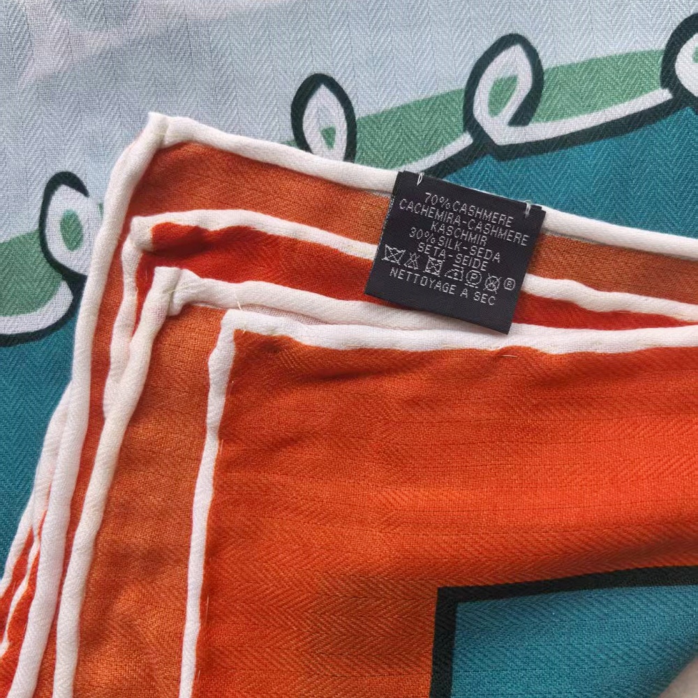 Écharpe d'hiver chaude 135CM pour femme, en soie et cachemire, carrée, de marque, châle de luxe, foulards, étoles, pashminas, hijabs, bandanas