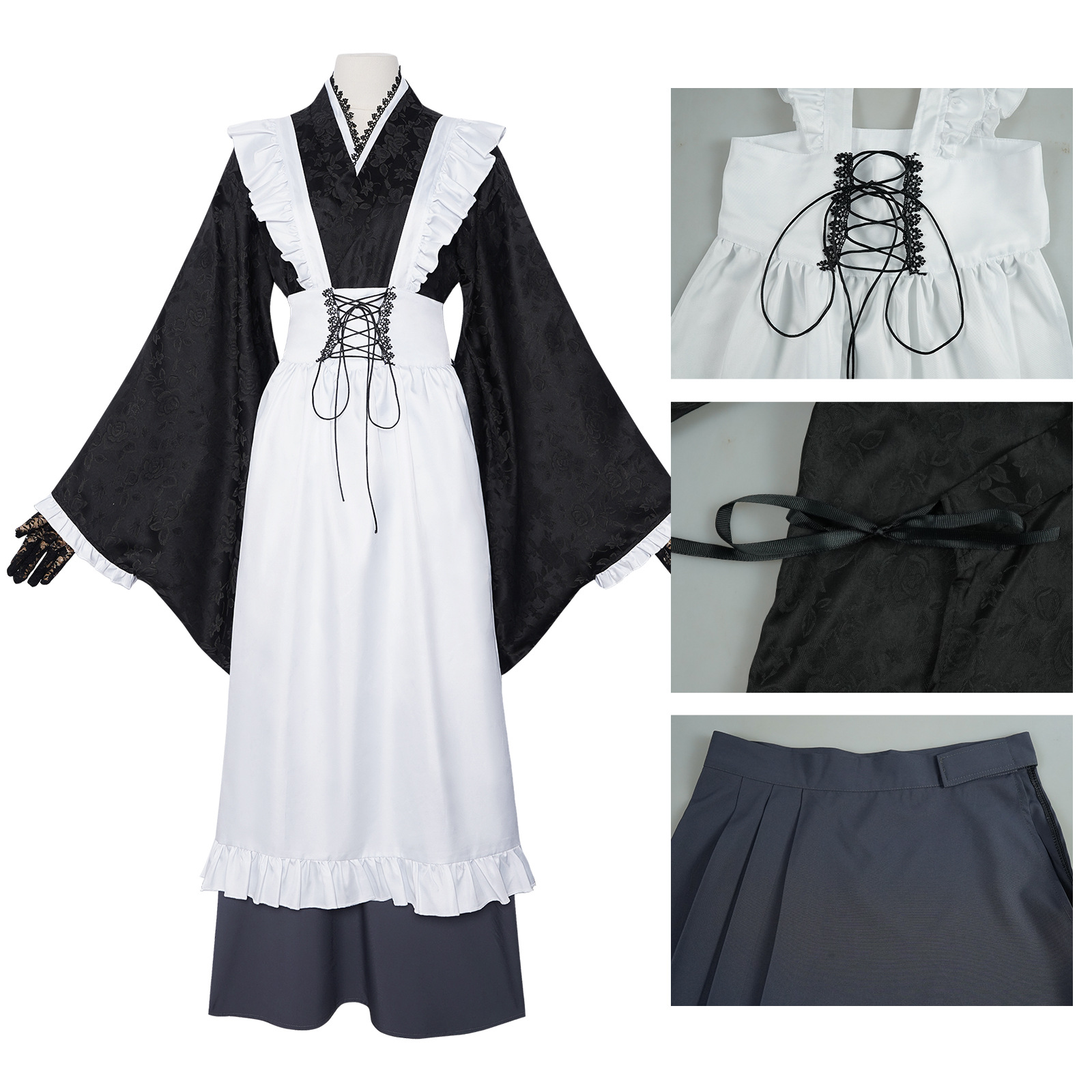 Tenue de cosplay Shizuku Kuroe, robe de demoiselle d'honneur kimono My Dress-Up Darling, ensemble complet, costume d'anime Marin Kitagawa, Halloween, spectacle sur scène
