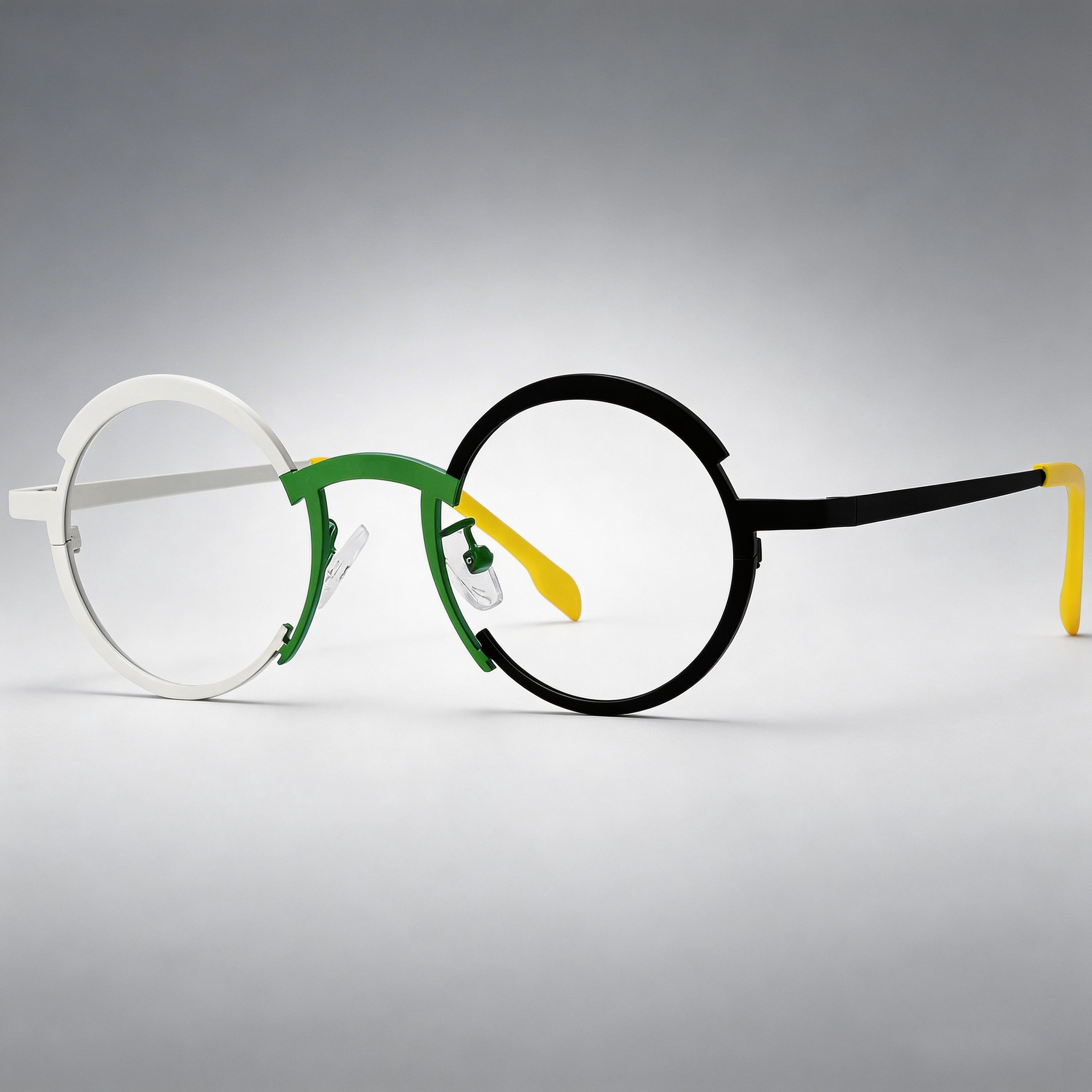 Montures de lunettes décoratives colorées pour hommes et femmes, nouveau design de marque tendance, lunettes rondes vintage, montures de lunettes rétro japonaises pour femmes