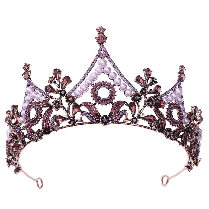 Diadèmes Royaux Vintage de Luxe, Bandeaux de Mode, Diadèmes de Princesse pour Mariée, Accessoires de Coiffure pour Femmes et Filles, Mariage et Bal de Promo