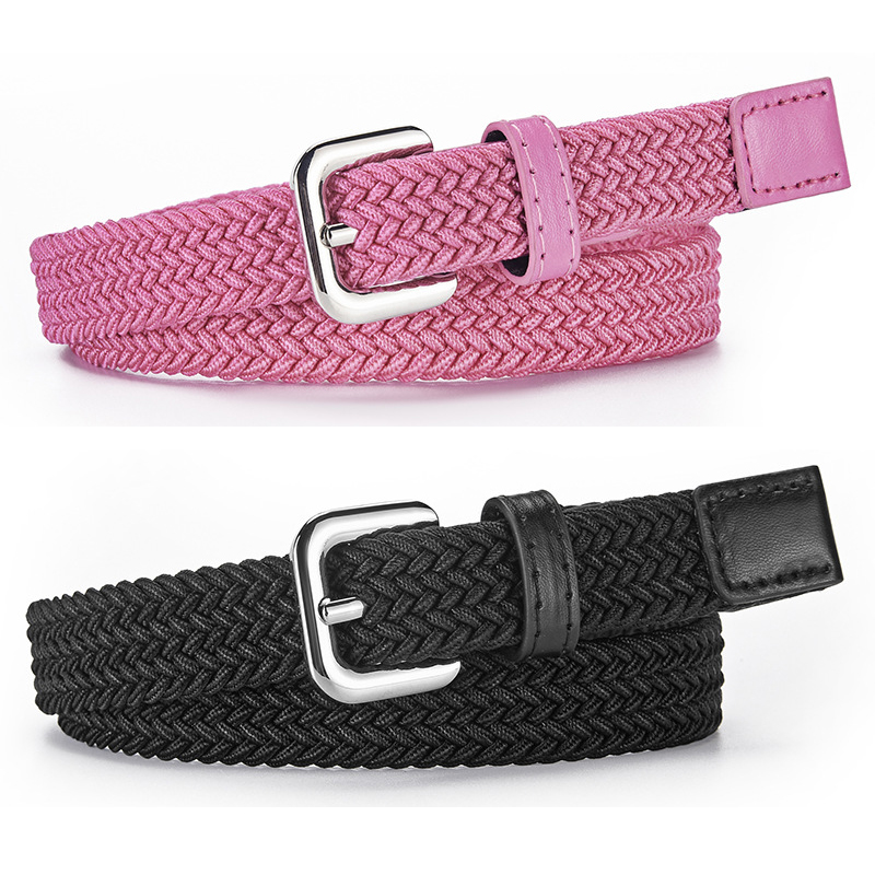 Ceinture en Nylon extensible pour enfants, Design Simple, accessoires en jean, ceinture d'entraînement pour Sports de plein air, boucle ardillon, ceinture en toile élastique