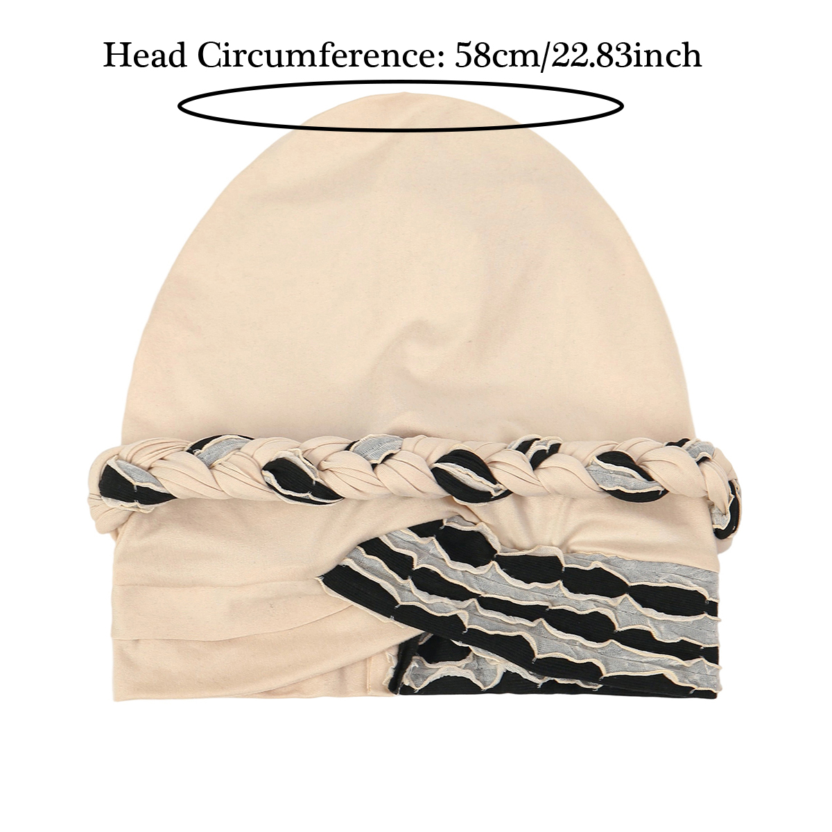 Femmes Turban indien chapeau musulman Hijab Bonnet Bonnet perte de cheveux foulard chimio casquette chapeaux Bandanas Turbante Mujer