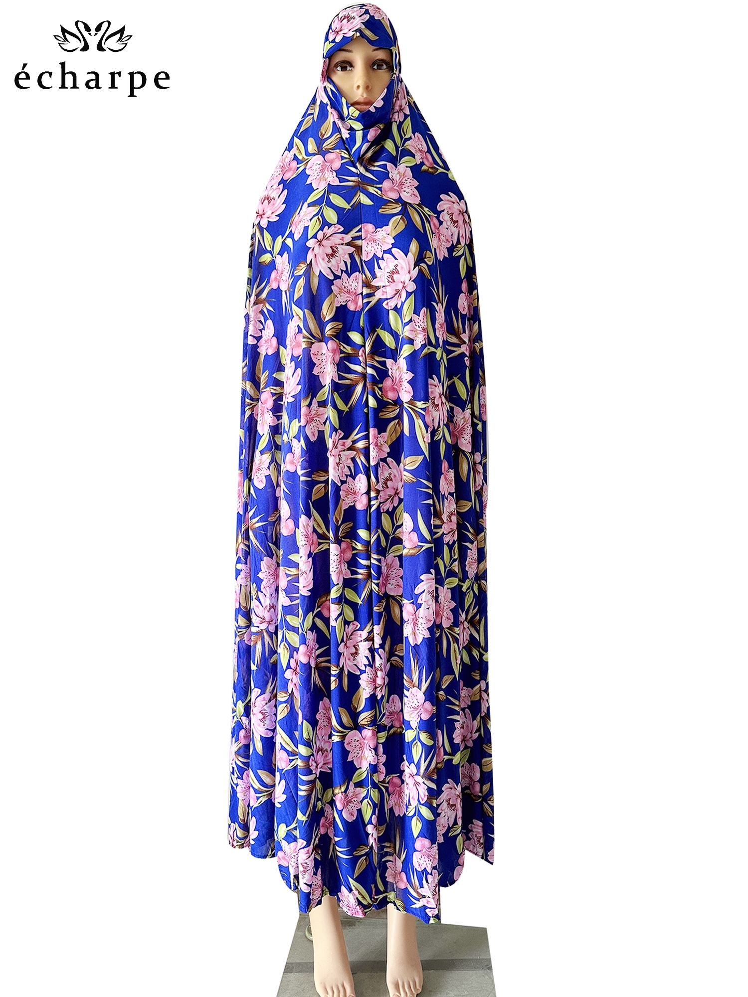 Robe pull musulmane sans manches pour femmes, vêtement de prière arabe Jibab dubaï Abaya, Robe de culte Khimar, 6XL