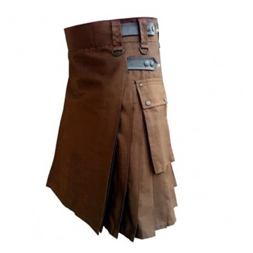 Mode écossais traditionnel Kilt hommes médiéval Vintage gothique Punk décontracté jupe plissée Costumes Kilt Costume de fête