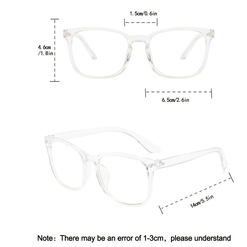 2 paires de lunettes occultantes transparentes noires décorées carrées pour femmes, accessoires adaptés à un usage quotidien
