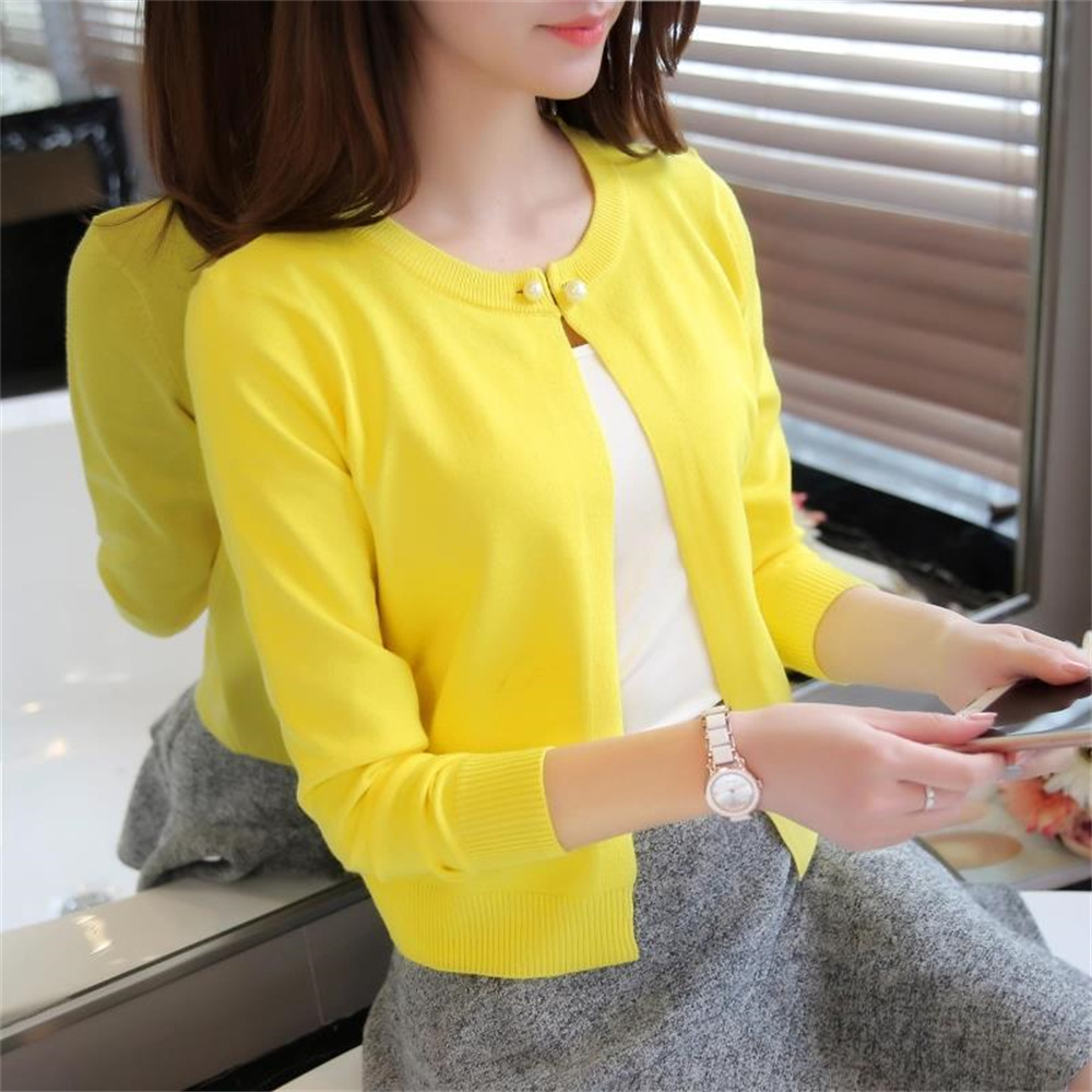 2024 mode femmes pull femme Cardigan mince vêtements d'extérieur court Design pull à manches longues petite Cape Blusa Feminina