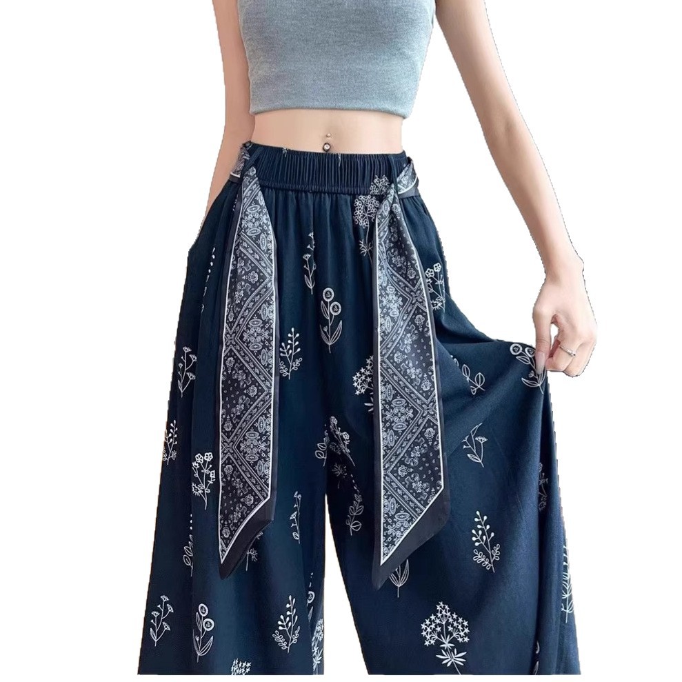 Pantalon rétro confortable pour femme, imprimé, fin, pour le bureau, tendance, nouvelle arrivée, respirant