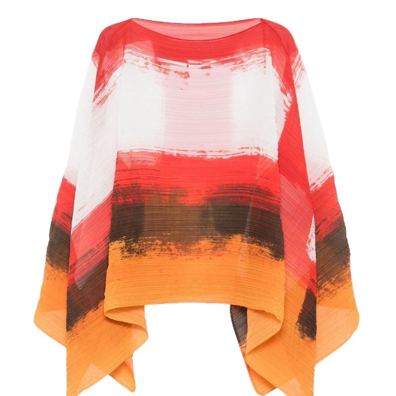 Miyake – écharpe plissée japonaise pour femmes, pull de styliste, vêtements d'extérieur mi-longs, châle, chemise en mousseline de soie, sans plis, nouvelle collection