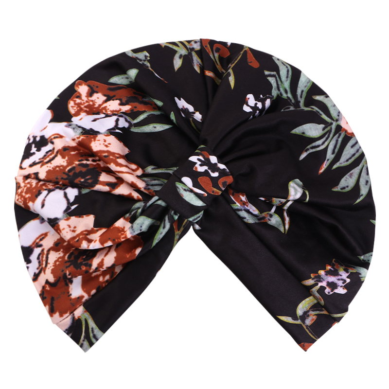 Nouveau bohême imprimé fleuri Turban pré-attaché noeud plissé musulman Hijab tête enveloppement extensible inde chapeau Bonnet chimio casquettes Bonnet chapeau