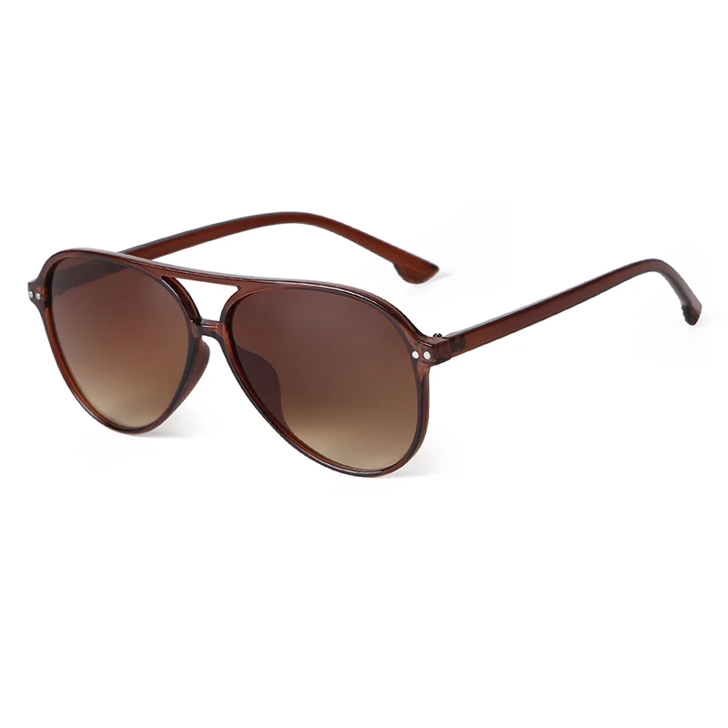 Nouvelles Lunettes de Soleil Aviateur Chic pour Femme et Homme, Design de Marque 2026, Verres Dégradés Bleus, Monture Écaille de Tortue, Lunettes de Soleil Rétro pour Femme