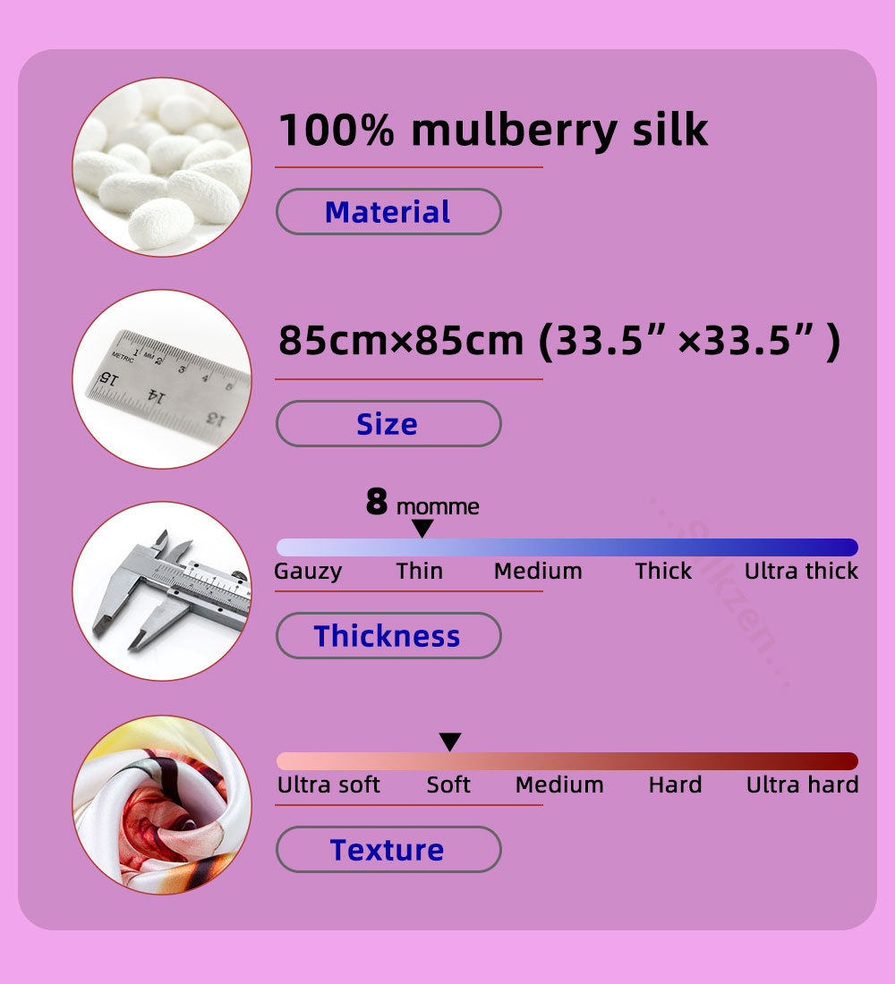 85cm 100% Pure soie écharpe femmes Bandana mâle élégant Paisley imprimé carré luxe cou foulards femme mouchoir enseignants cadeau