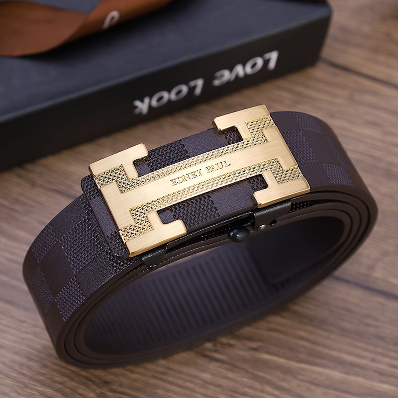 Ceinture pour homme, élégante et décontractée, ceinture de marque de luxe pour homme, ceinture polyvalente pour jeans homme
