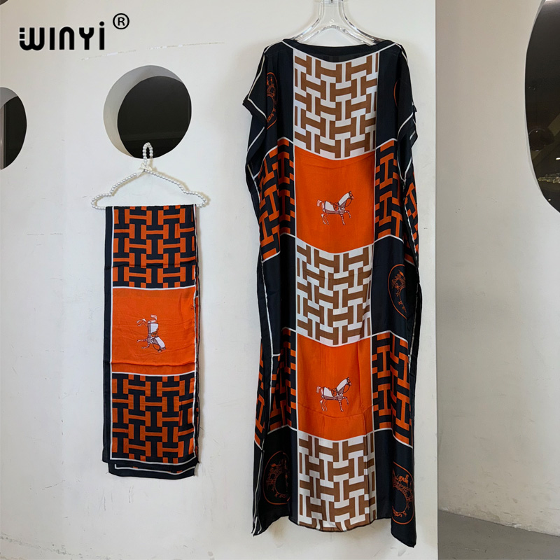 WINYI robe traditionnelle africaine musulmane pour femme abaya dubaï caftan de luxe robe de soirée élégante robe Maxi longueur couvertures de plage