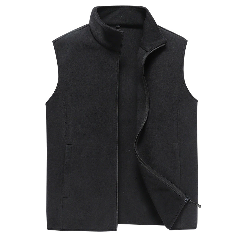 2026 printemps automne hommes gilet décontracté mode mâle sans manches veste manteaux hommes col montant fermeture éclair gilets vêtements surdimensionnés